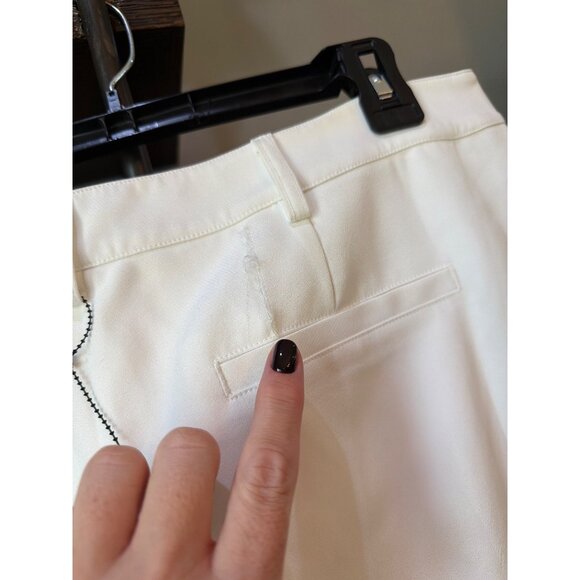 retrofete Alyson Low Waist Wide Leg Short White Womens Size XL - Picture 8 of 11